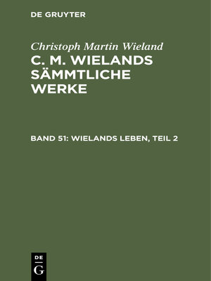 cover image of Wielands Leben, Teil 2